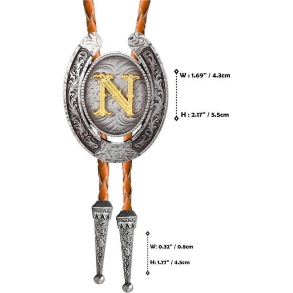 Bolo tie for Men N - Picture 3 of 6